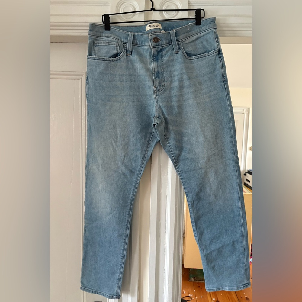 Madewell Women’s Skinny Flare Jeans in Light Blue